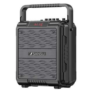 山水新款户外k歌广场舞手提唱歌音响小型带声卡话筒专业直播专用