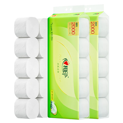 心相印卷纸家用大克重无芯卷纸2