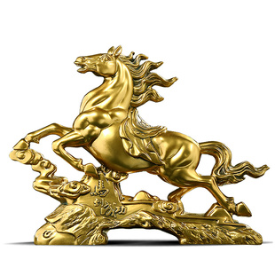 马到成功生肖马摆件招财客厅办公室酒柜大气装饰品送领导开业礼物