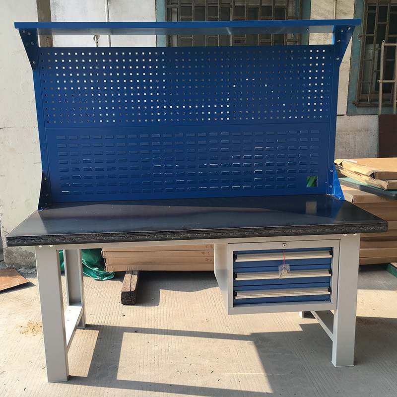 重型钢板工作桌钳工台仪器桌装配组装平台工具实验桌操作台