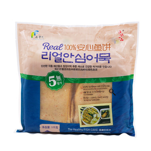 渔味一品安心鱼饼1kg韩式火锅食材冷冻半成品韩国风味小吃关东煮