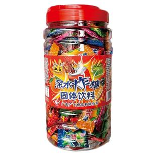 广仔深水炸糖弹泡水泡腾片汽水糖果可乐雪碧多口味8090怀旧零食