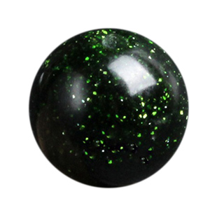 优选绿砂石散珠子半成品DIY水晶饰品配件星空石单珠6~12mm单颗