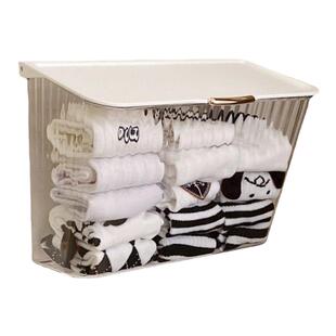 内衣内裤收纳盒壁挂式带盖盒子家用衣柜衣物收纳神器放袜子置物架