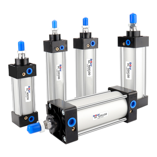 SC63标准32气缸小型气动40大推力SC50X25X50x75X100x200x300x500S