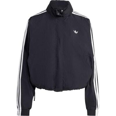 「滔搏运动」adidas阿迪达斯三叶草女子健身夹克外套JX1451