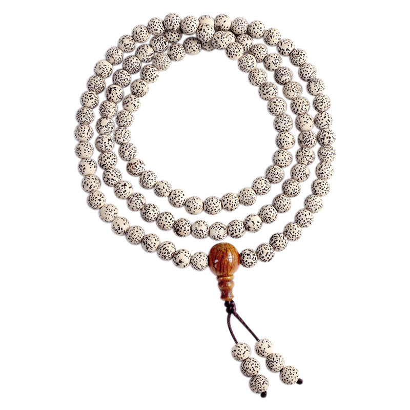 天然星月菩提子108颗佛珠手串男女手链项链配饰品毛衣链长款百搭