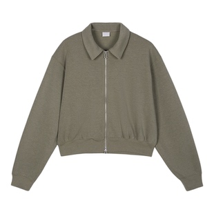 MOUSSY 冬季新品简约通勤短款双头拉链夹克外套028IAB80-1006