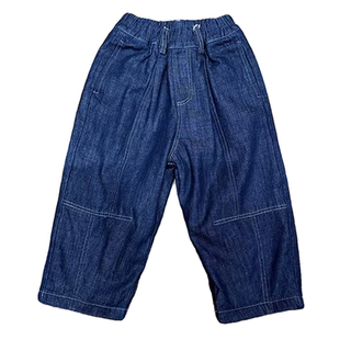 RESUMEHOME简历家童装冬季新款中大童休闲纯棉加厚儿童牛仔长裤