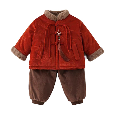 拜年服男宝宝套装周岁服