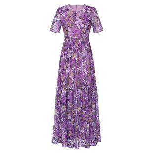 名兰世家妈妈婚宴礼服裙日常可穿蕾丝连衣裙喜婆婆敬酒服宴会洋气