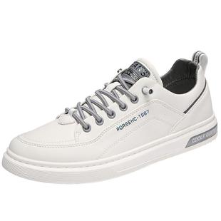 2025新款冬季男鞋加绒保暖棉鞋运动小白板鞋防水防滑男士休闲皮鞋