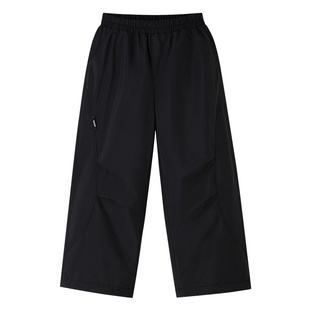 安奈儿童装男童女童裤子冬新款加绒夹棉保暖三防厚款宽松长裤