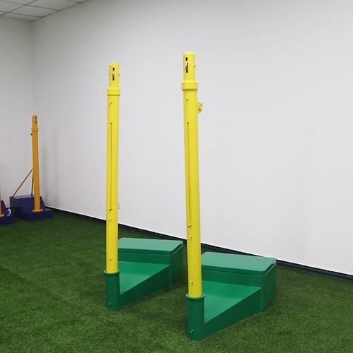 厂家批发手摇升降多用柱排球网柱移动式网球架多用途加厚气排球柱