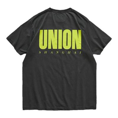 UNION美产字母LOGO水洗短袖T恤