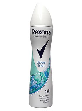 舒耐Rexona如沐清风喷雾止汗膏走珠液止汗露shower fresh/clean女