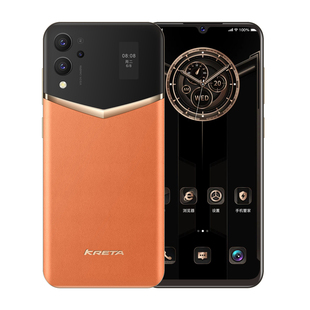 克里特(kreta)M9新款轻奢高端智能商务手机5G全网通加密定制正品双卡大电池搭载8848钛金手机