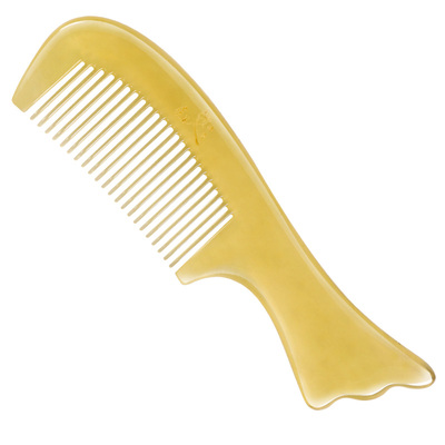 虞美人无静电牛角梳子