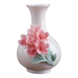 东方泥土《玉壶春瓶》新中式手工兰花陶瓷花瓶插花干花客厅装饰品