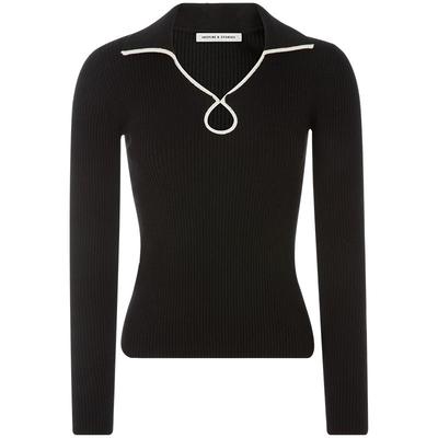 INSPIRE衬衫领套头针织衫