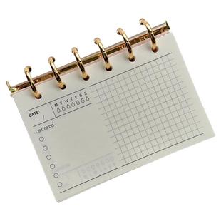 M5A7A8功能性活页内页替芯内芯打卡周计划竖线理财待办笔记本内芯