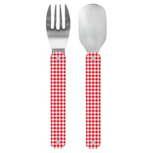 法国Akinod西餐餐具刀叉勺套装不锈钢餐刀叉子饭勺磁吸便携餐具