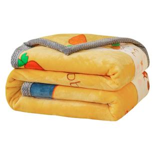 冬季珊瑚绒床单单件加绒加厚毛毯子牛奶绒法兰绒双人铺床绒面被单