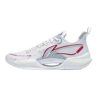 中国李宁2024超轻V2男子轻量高回弹篮球鞋中帮运动比赛鞋ABAT029