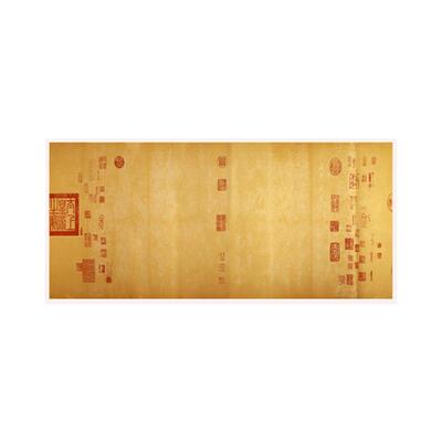 王羲之兰亭序蜡染笺希古斋作品纸