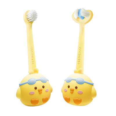 含氟刷丝防蛀宝宝乳牙刷易抓握