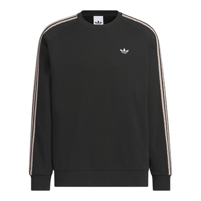 Adidas/阿迪达斯正品三叶草男女运动针织宽松印花圆领卫衣KC0107