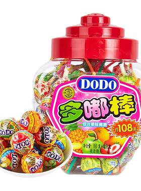 徐福记棒棒糖桶装108支