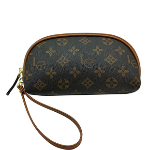 品牌真皮手拿包老花零钱包2025高级质感软皮手拎手机包小巧钥匙包