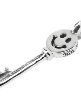 现货bwl笑脸钥匙吊坠项链