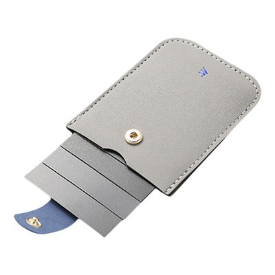 DAX层叠式抽拉卡包超薄渐变银行卡夹便携证件套迷你钱包名片卡套