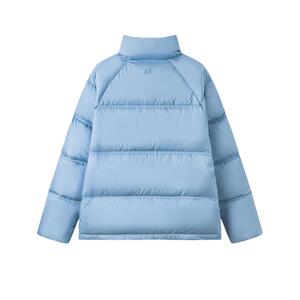 张新成同款森马羽绒服男外套冬宽松黑色防泼水保暖情侣面包服加厚