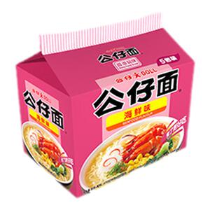公仔面方便面海鲜排骨袋装