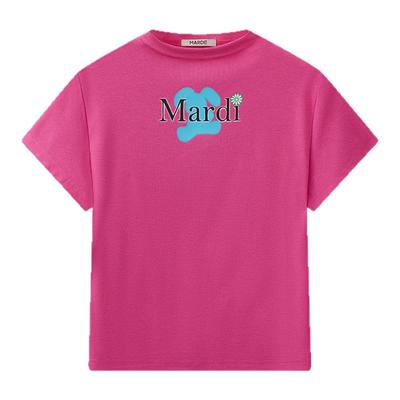 MARDI官方正品短袖T恤小雏菊字母印花女宽松休闲短袖夏季新款