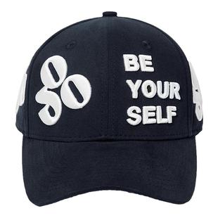 美式街头立体刺绣字母情侣鸭舌帽女显脸小大帽檐硬顶潮牌棒球帽子