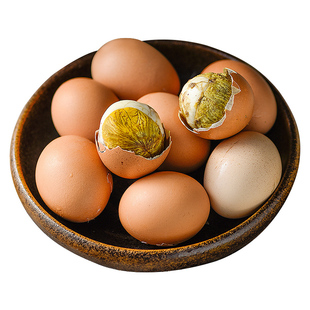 耕果妙香辣/五香味活珠子20枚新鲜13天开袋即食钢化蛋毛蛋毛鸡蛋