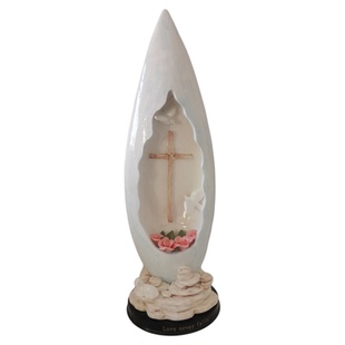 十字架摆件礼品陶瓷天主堂圣物教堂装饰品善牧羊人高级感巴西雕像