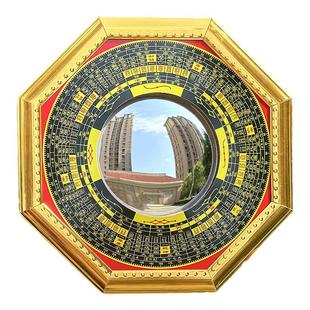 八卦镜凸镜太极凸面凸的家用窗户门口大门口阳台怎么挂九宫镜子