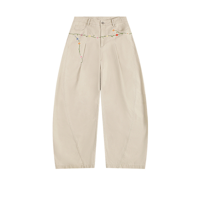 欧阳娣娣同款ATRY休闲弯刀工装裤