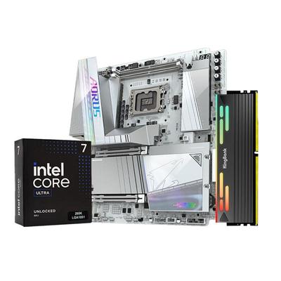 英特尔15代U5/7 245KF盒装265K搭16G黑刃RGB星刃D5内存海力士套装