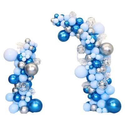 周年庆活动蓝色气球拱门