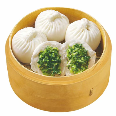 东关街扬州大包子青菜荠菜肉包家庭装野菜包速冻儿童早餐馒头商用