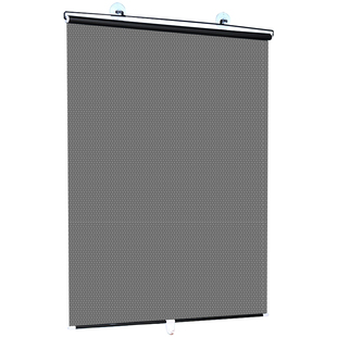 遮阳帘防晒窗帘免打孔阳台吸盘式伸缩全遮光玻璃卷帘窗户隔热厨房