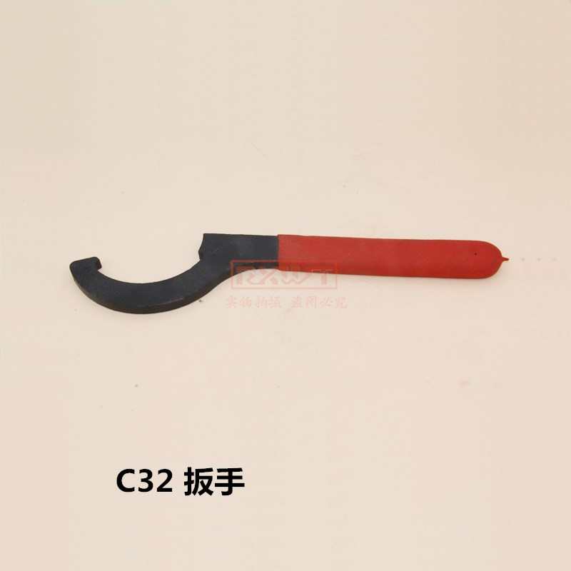C型C32扳手直柄筒夹扳手带勾扳手