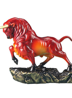 华尔街纯铜牛摆件开业乔迁礼品