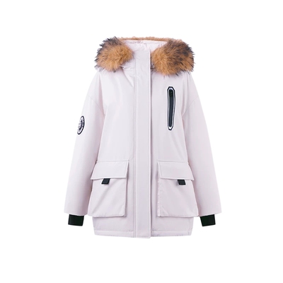 秋水伊人时尚大毛领派克服羽绒服2025年冬装新款女装外套